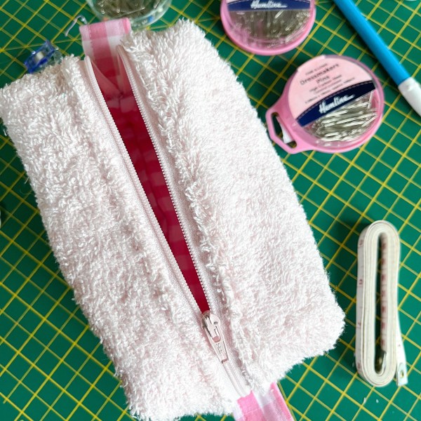DIY Towelling Makeup Bag: How To Make This Cute Case At Home