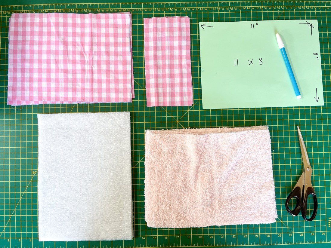 DIY makeup bag materials