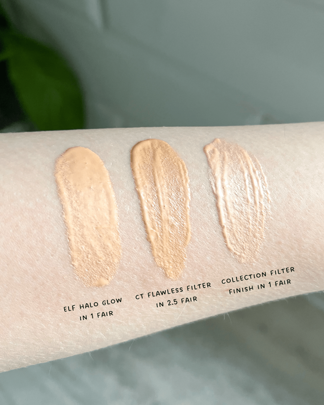 Flawless Filter dupe swatches