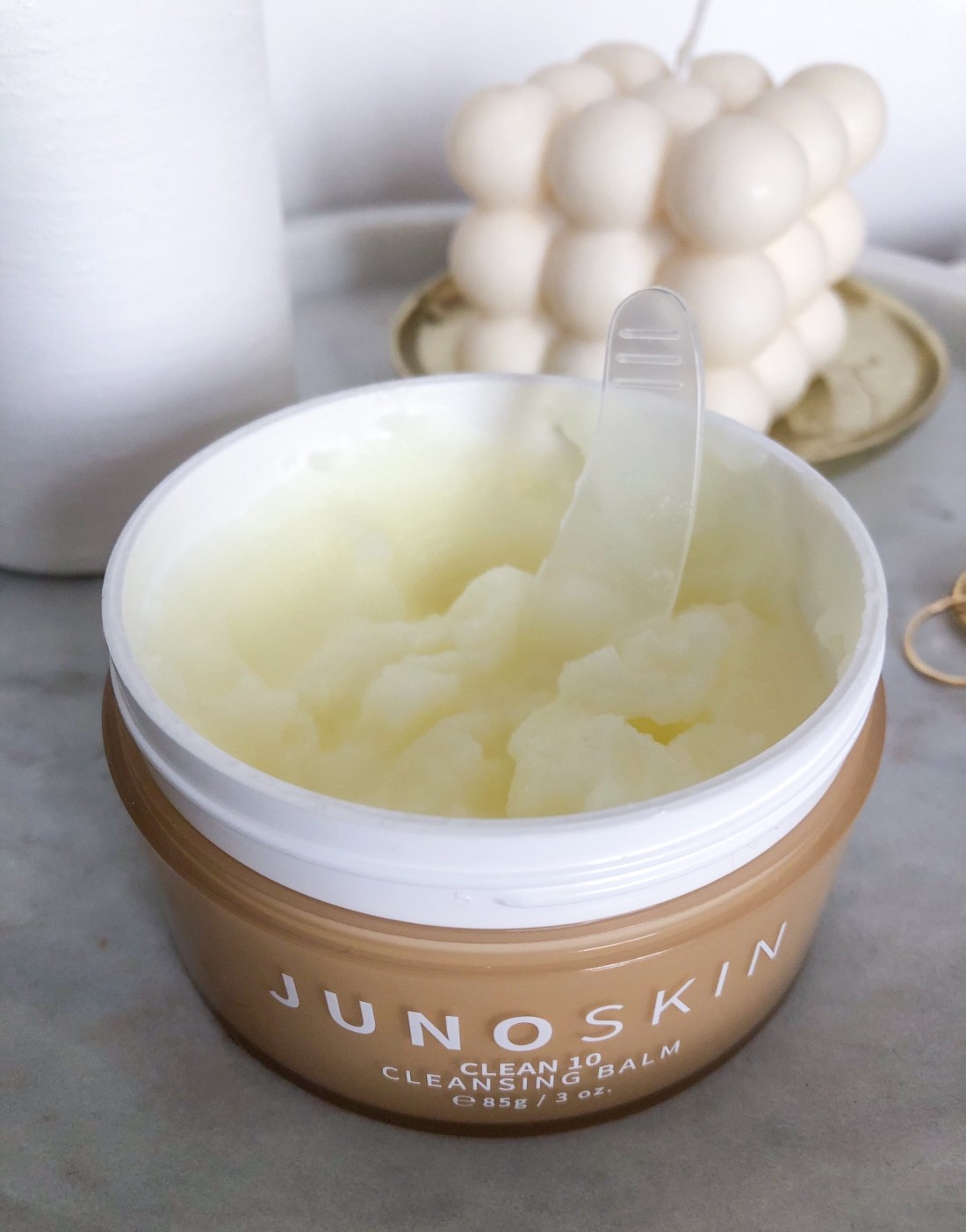 Close up of Juno&Co Clean 10 Cleansing Balm