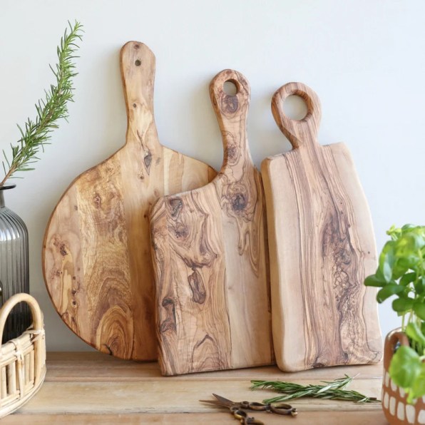 Irregular Shape Olive Wood Serving Board image 4