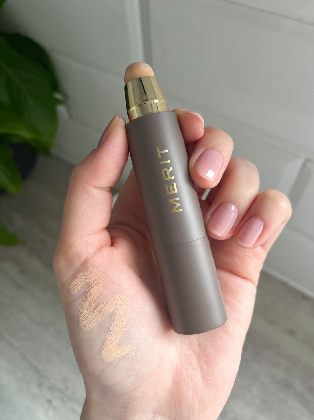 Merit Complexion Stick swatch