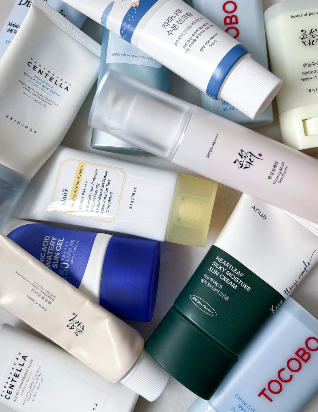 Korean sunscreens