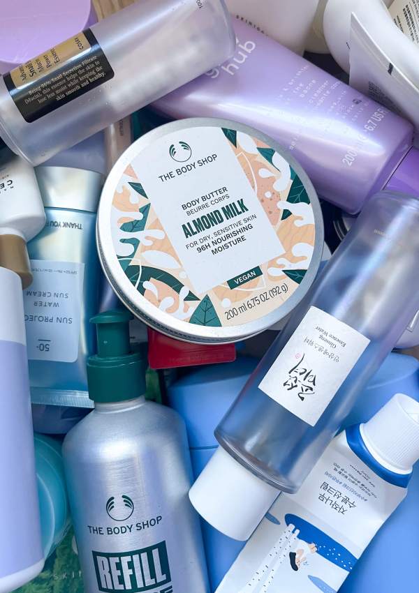 Beauty empties for recycling