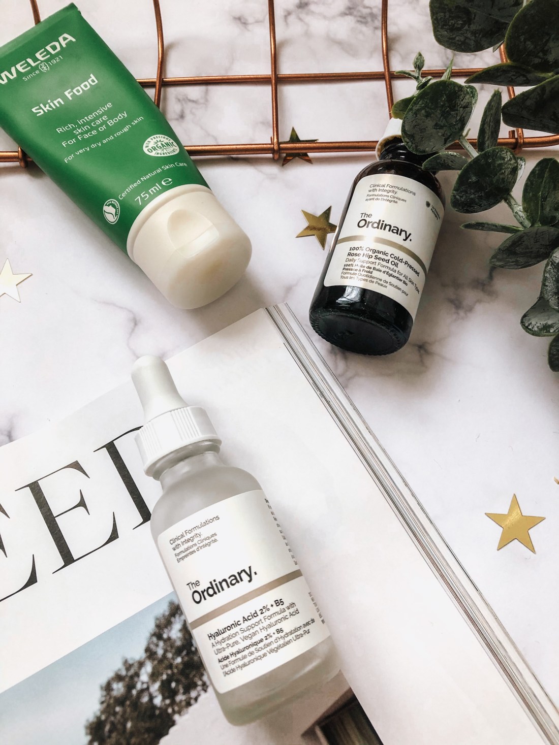 Oils, moisturisers and humectants used to repair skin barrier.