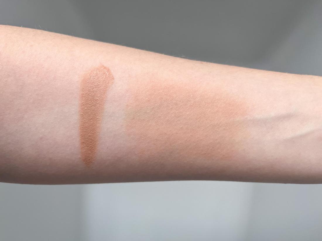 Saie Sun Melt Bronzer swatches