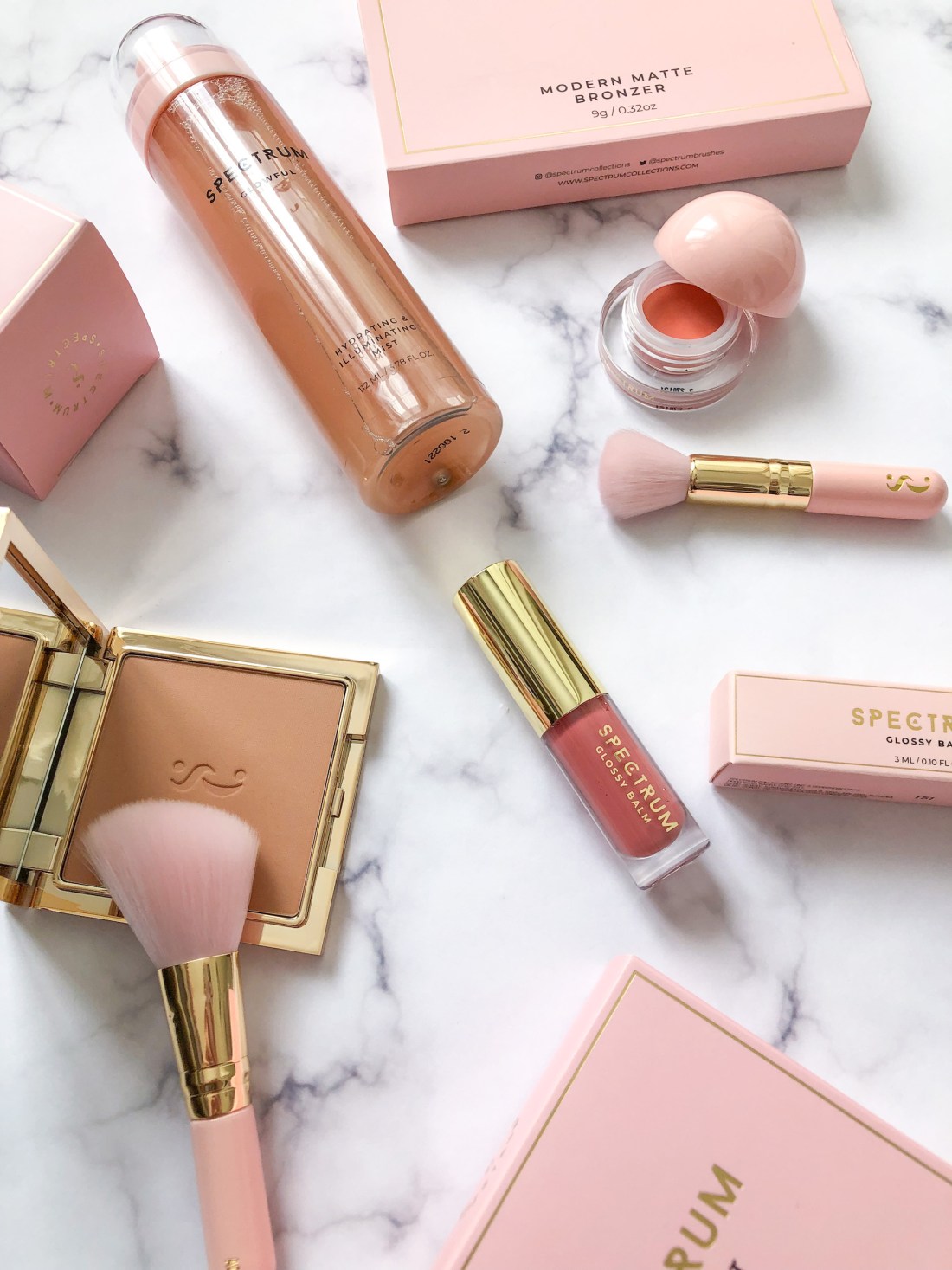 Spectrum Core Cosmetics makeup collection